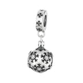 Elfbeads Christmas Snowflake Dangle silver sterling-silver Dangle by The Alternative Bead. Your official Elfbeads Retailer from Germany