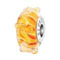 Elfbeads Coral Wave Petals orange; yellow glass Bead by The Alternative Bead. Your official Elfbeads Retailer from Germany