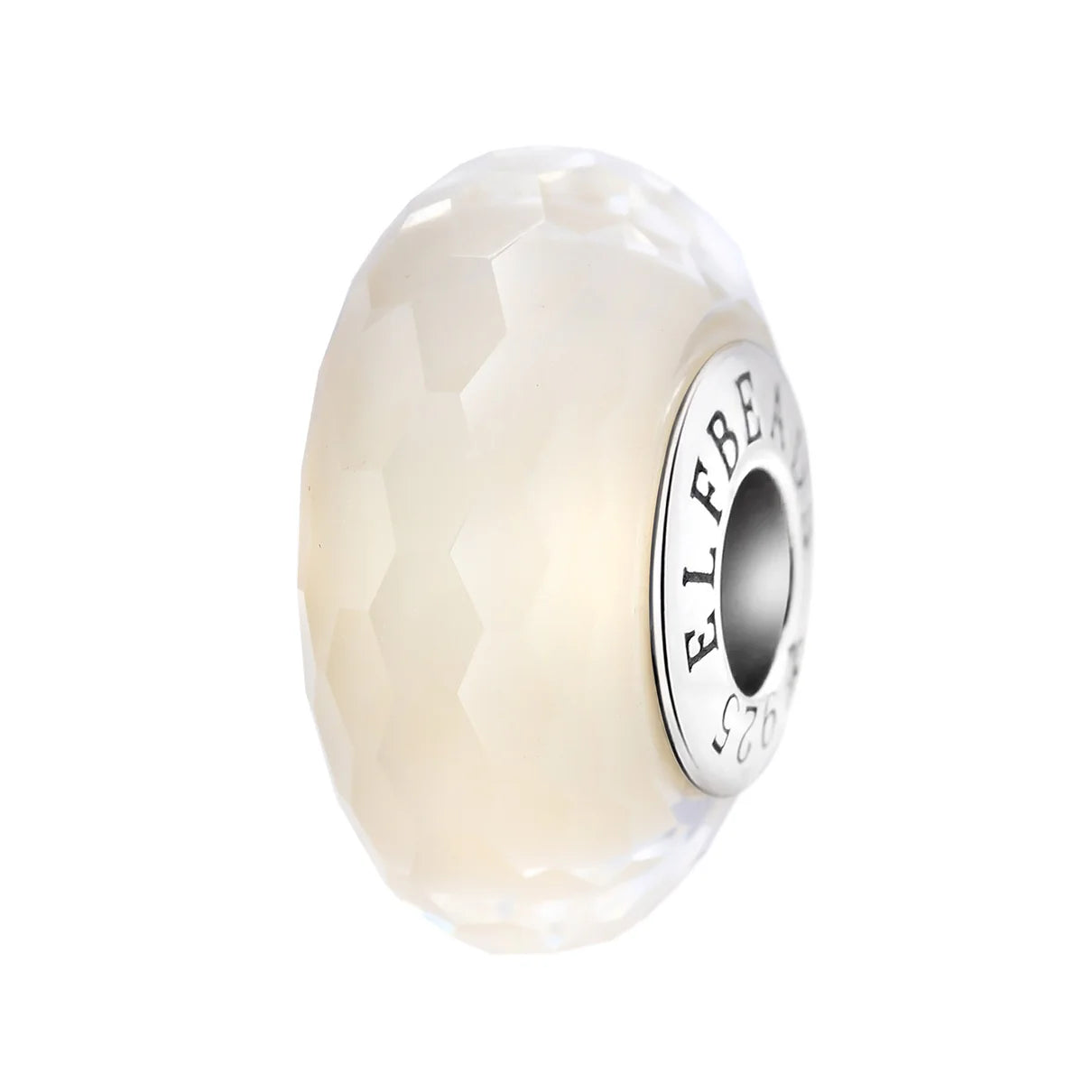 Elfbeads Cream Fractal beige glass Bead by The Alternative Bead. Your official Elfbeads Retailer from Germany