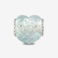 Praan Audrey Heart Charm blue crystal Bead by The Alternative Bead. Your official Praan Retailer from Germany