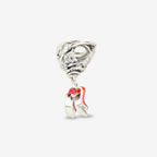 Praan Cyclone Rips Charm silver and red sterling-silver and enamel Bead by The Alternative Bead. Your official Praan Retailer from Germany