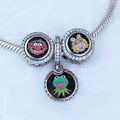 Disney x Pandora The Muppets Charms and Dangle Set silver and green and pink and red sterling-silver and enamel Collectors Set by The Alternative Bead. Your official Disney x Pandora Retailer from Germany