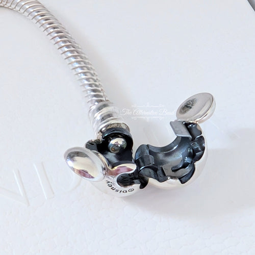 Disney x Pandora Sterling Silver and 14K Gold Disney 100th Anniversary Bracelet with Mickey Clasp (592514C00) silver and gold sterling-silver and gold Bracelet by The Alternative Bead. Your Jewelry Retailer from Germany