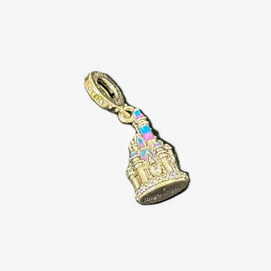 Disney x Pandora Cinderella Castle Magic Kingdom Dangle Charm silver; pink; blue sterling-silver; enamel Dangle by The Alternative Bead. Your official Disney x Pandora Retailer from Germany