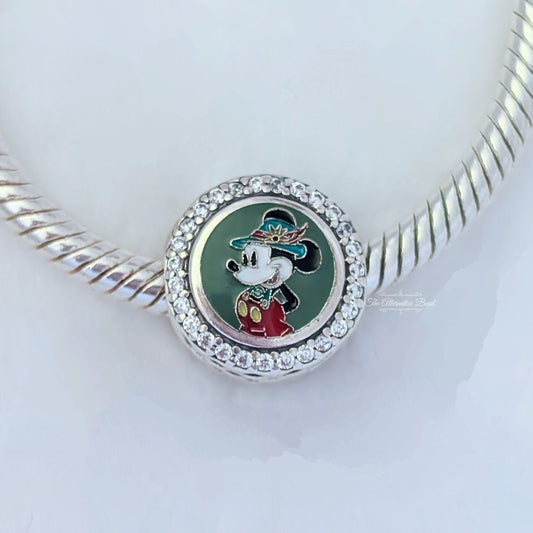 Disney x Pandora Mickey Mouse Germany (EPCOT World Showcase) silver; green sterling-silver; enamel Bead by The Alternative Bead. Your official Disney x Pandora Retailer from Germany