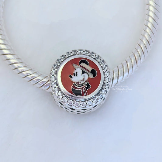 Disney x Pandora Mickey Mouse Italy (EPCOT World Showcase) silver; red sterling-silver; enamel Bead by The Alternative Bead. Your official Disney x Pandora Retailer from Germany