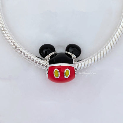 Disney x Pandora Mickey Mouse Icon red; black sterling-silver; enamel Bead by The Alternative Bead. Your official Disney x Pandora Retailer from Germany
