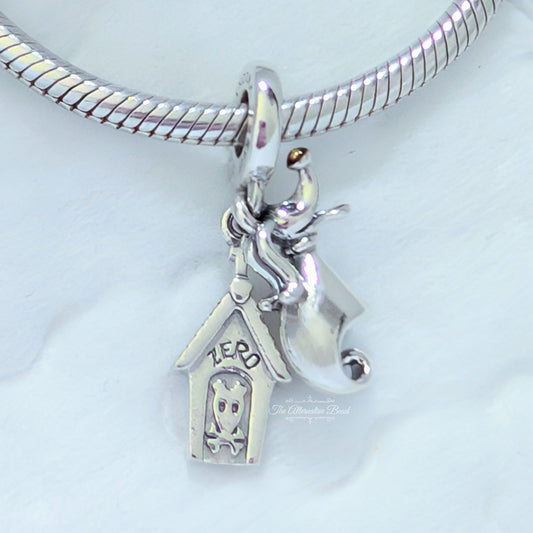 Disney x Pandora Zero - Night before Christmas Charm Dangle silver; orange sterling-silver Dangle by The Alternative Bead. Your official Disney x Pandora Retailer from Germany