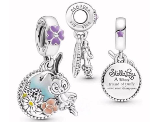 Disney x Pandora Exclusive Disneyland Hong Kong Stella Lou Dangle silver; multicolor sterling-silver; enamel Dangle by The Alternative Bead. Your official Disney x Pandora Retailer from Germany