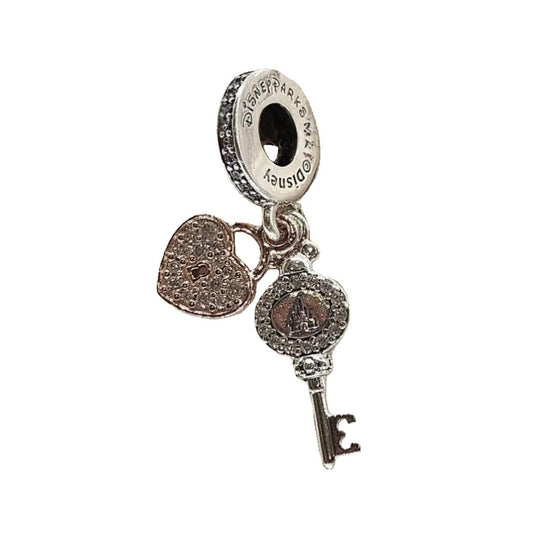 Two Tone Key Castle Dangle Exclusive Disney Parks
