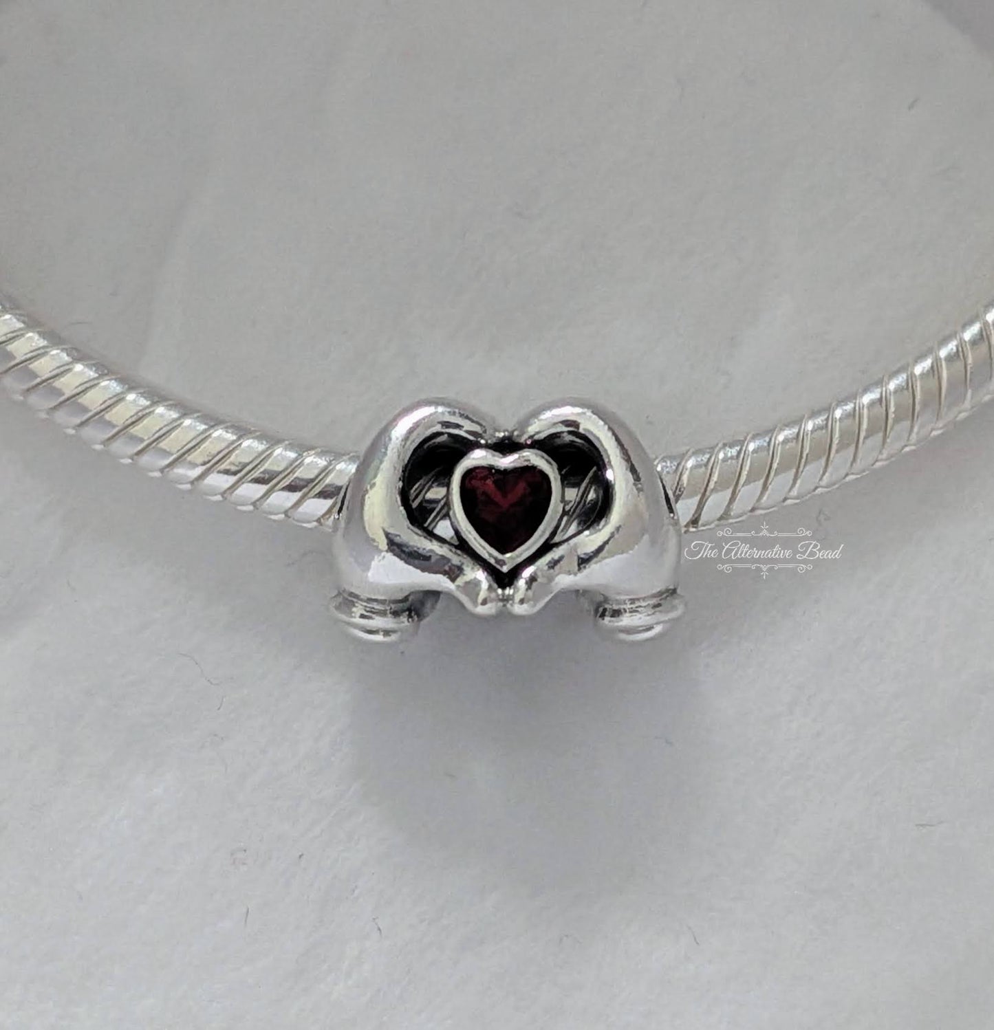 Mickey Mouse Heart Hands Charm