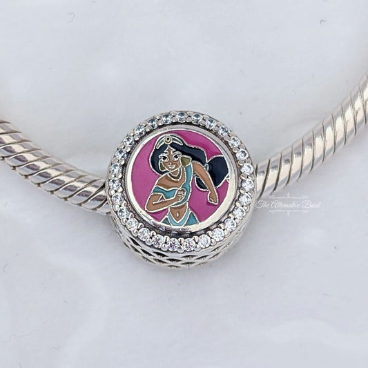Disney x Pandora RunDisney 2025 Disneyland Princess Half Marathon 10k Jasmine silver; multicolor sterling-silver; enamel Bead by The Alternative Bead. Your Jewelry Retailer from Germany