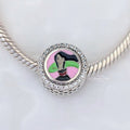 Disney x Pandora RunDisney 2025 Disneyland Princess Half Marathon 5k Mulan silver and multicolor sterling-silver and enamel Bead by The Alternative Bead. Your Jewelry Retailer from Germany