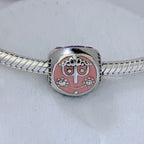 Disney x Pandora It's a Small World Charm retired silver; pink; purple; blue sterling-silver; enamel Bead by The Alternative Bead. Your Jewelry Retailer from Germany
