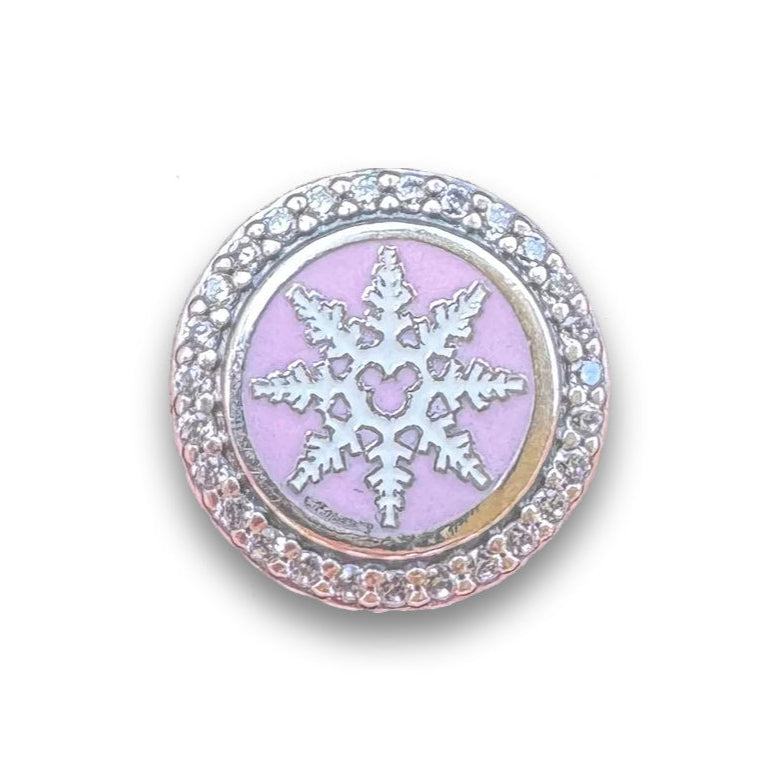 Pink Castle and Snowflake Limited Edition Charm