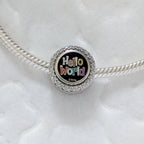 Disney x Pandora It's a Small World Charm silver; multicolor sterling-silver; enamel Bead by The Alternative Bead. Your Jewelry Retailer from Germany