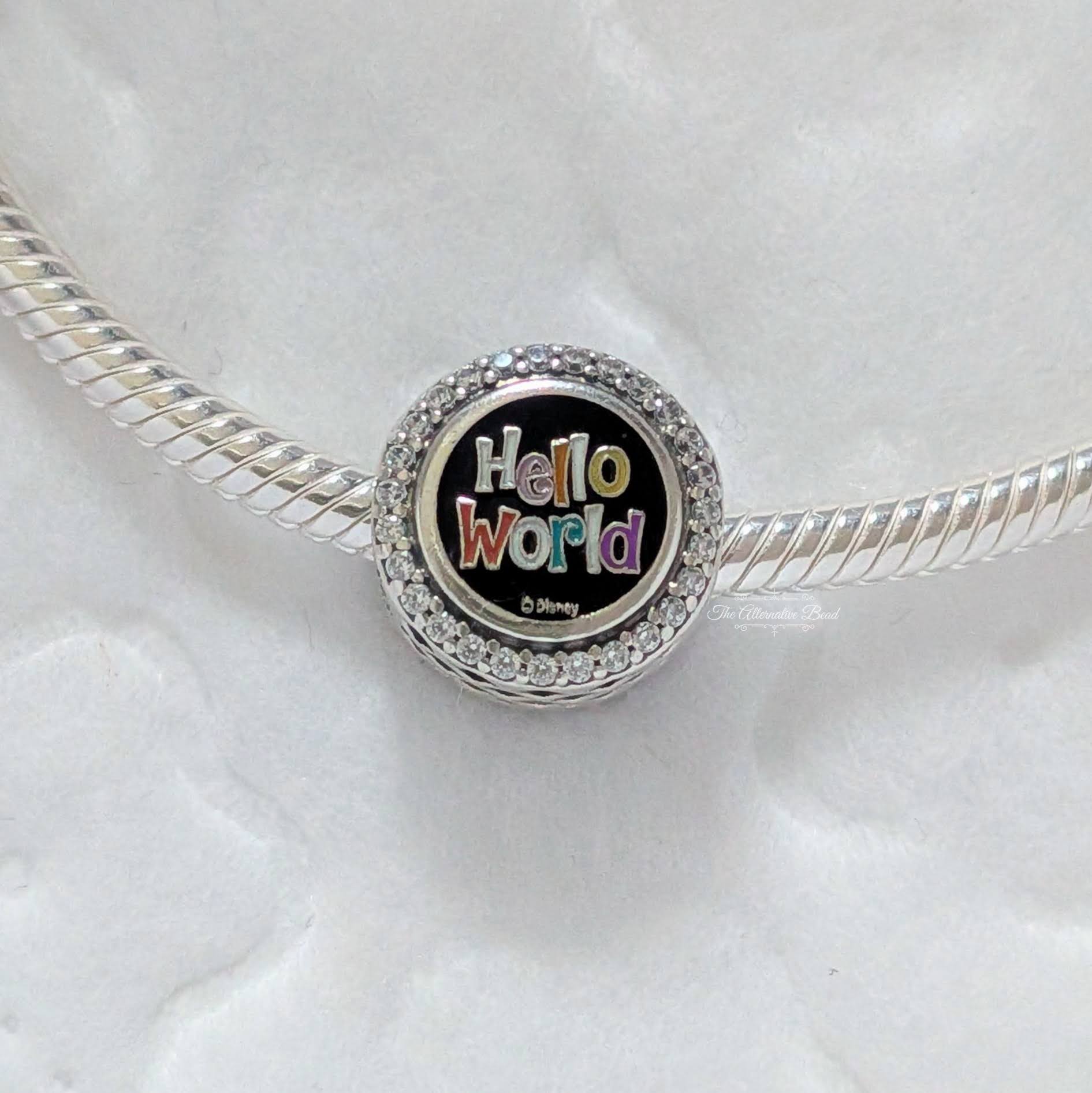 Disney x Pandora It's a Small World Charm silver; multicolor sterling-silver; enamel Bead by The Alternative Bead. Your Jewelry Retailer from Germany