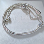 Disney x Pandora Mickey Mouse Snake Chain Slider Bracelet silver sterling-silver Bracelet by The Alternative Bead. Your Jewelry Retailer from Germany