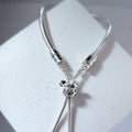 Disney x Pandora Mickey Mouse Snake Chain Slider Bracelet silver sterling-silver Bracelet by The Alternative Bead. Your Jewelry Retailer from Germany