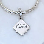 Disney x Pandora Disney World Of Frozen Double Dangle Charm silver; purple; blue sterling-silver; enamel Dangle by The Alternative Bead. Your Jewelry Retailer from Germany