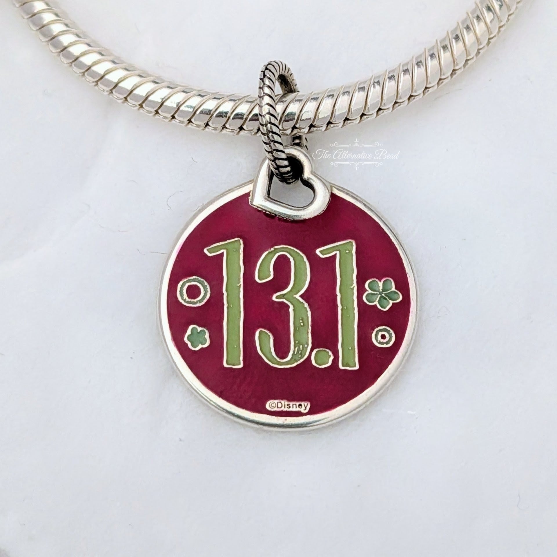 Disney x Pandora Princess Half Marathon Charm Run Disney Mulan 13.1k Pendant Dangle Charm silver; red; multicolor; green; black sterling-silver; enamel Dangle by The Alternative Bead. Your Jewelry Retailer from Germany