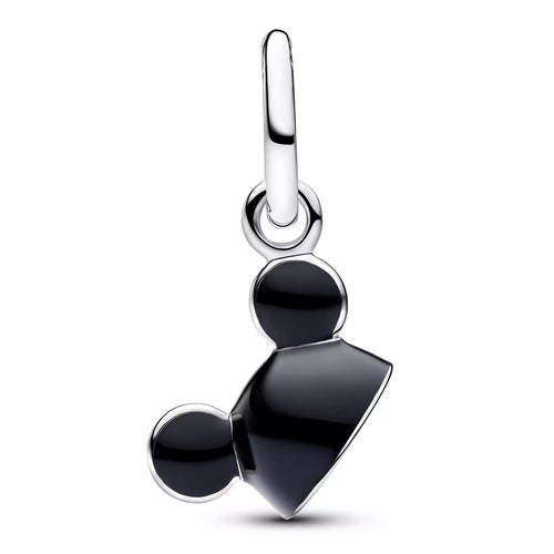 Disney x Pandora Mickey Mouse Mouseketeer Ear Hat Dangle Charm silver; black; gold sterling-silver; enamel; gold Dangle by The Alternative Bead. Your Jewelry Retailer from Germany