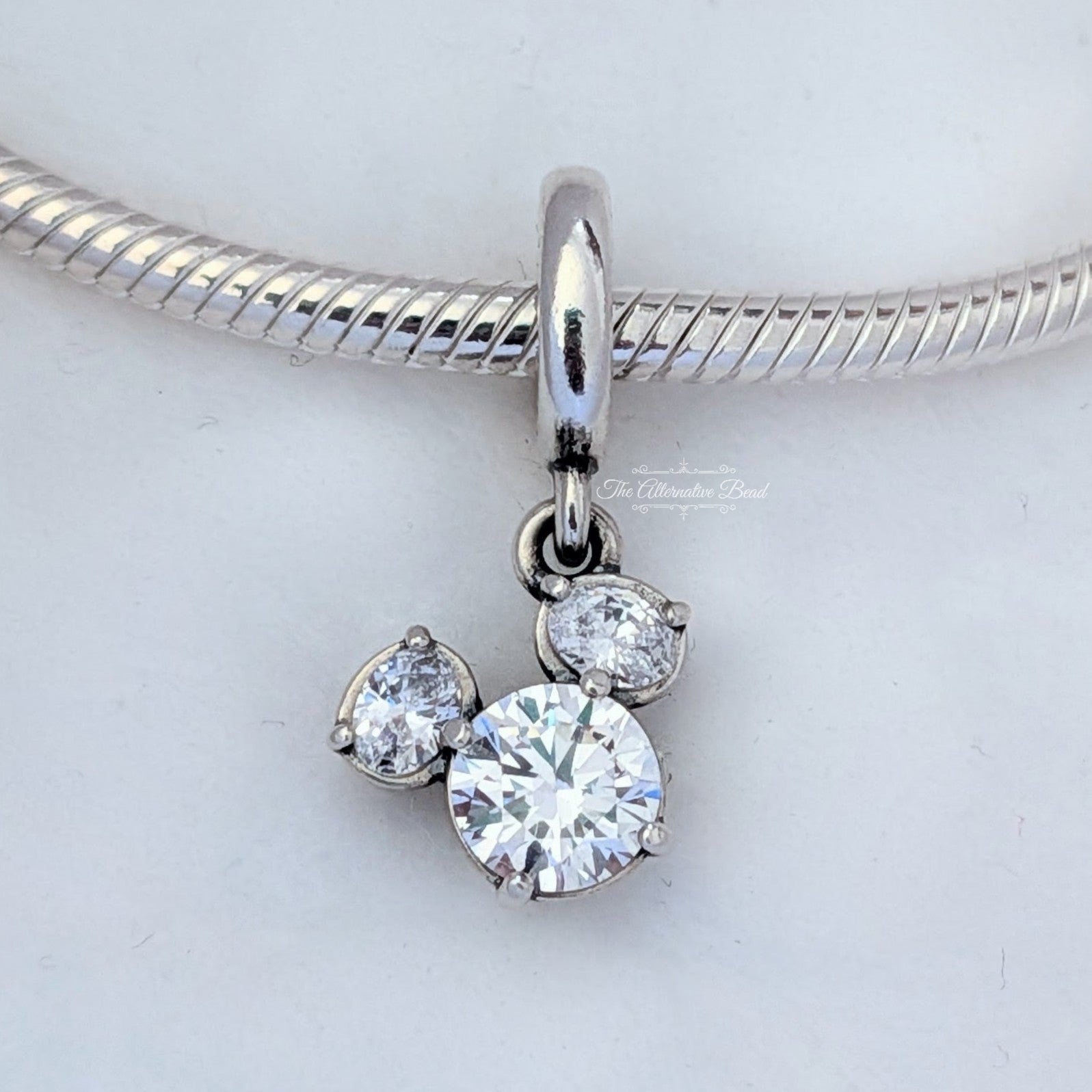 Disney x Pandora Mickey Mouse Silhouette Dangle silver sterling-silver Dangle by The Alternative Bead. Your Jewelry Retailer from Germany