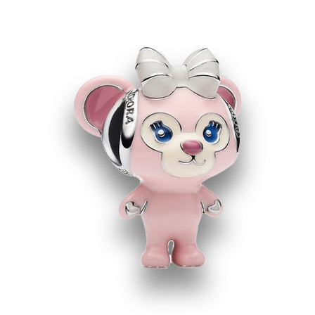 Shelliemay Pink Enamel Charm