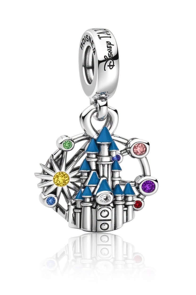 Castle Fireworks Dangle Charm