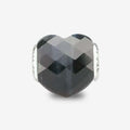 Praan Dark Blue Tigers Eye Heart Charm black natural-stone Bead by The Alternative Bead. Your official Praan Retailer from Germany