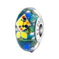 Elfbeads Dotfin Drifter blue; yellow glass Bead by The Alternative Bead. Your official Elfbeads Retailer from Germany