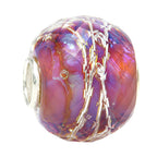 Ogerbeads Dreamtime Wired Sphere purple; orange glass Bead by The Alternative Bead. Your official Ogerbeads Retailer from Germany