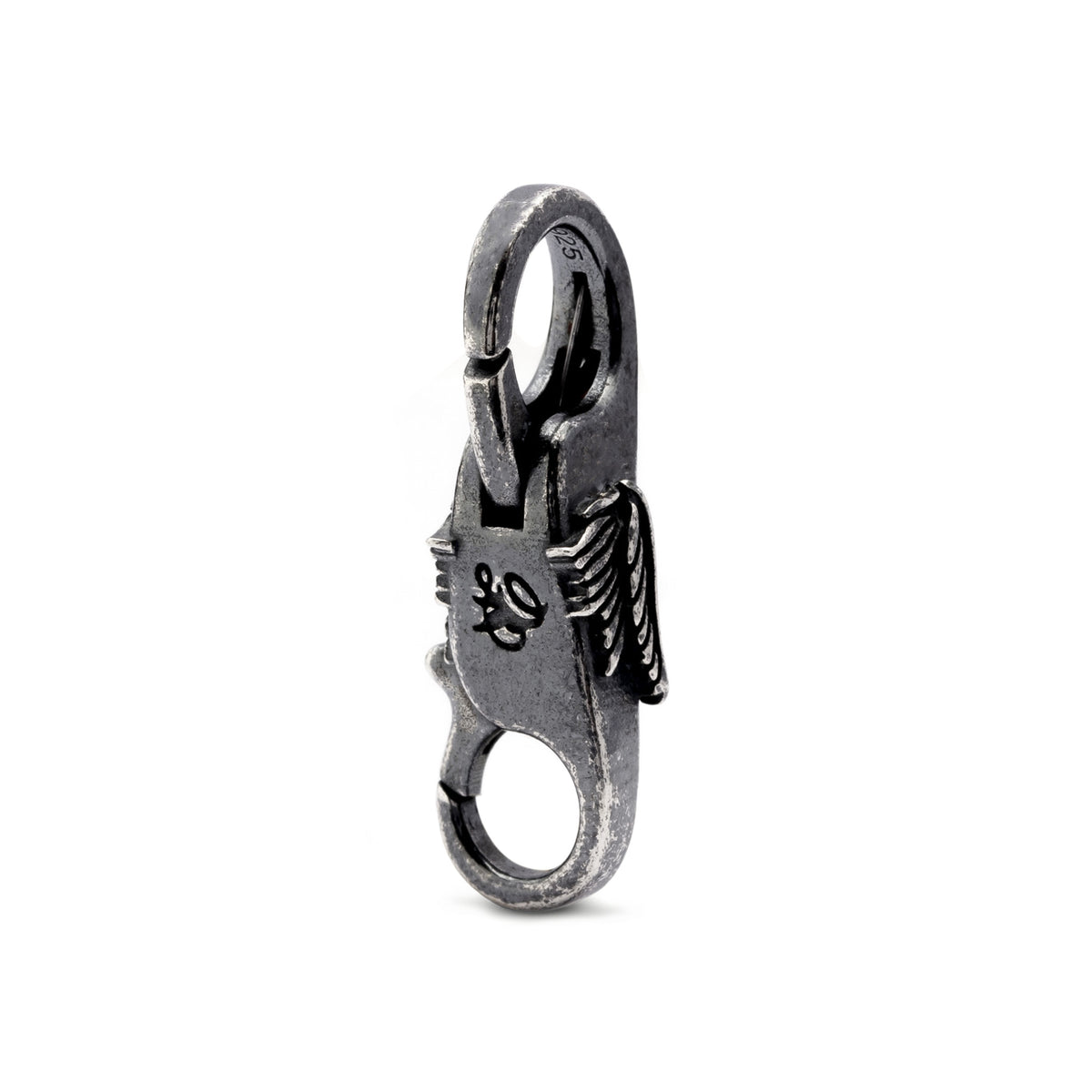 Elfbeads ElfWings Lock - Dark gray sterling-silver Lock by The Alternative Bead. Your official Elfbeads Retailer from Germany