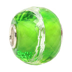 Ogerbeads Fairy Candy Apple Wired Sphere green glass Bead by The Alternative Bead. Your official Ogerbeads Retailer from Germany
