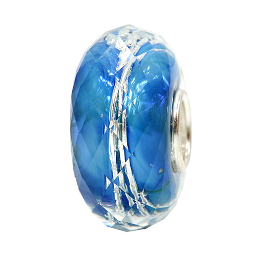 Ogerbeads Fairy Heaven Wired blue glass Bead by The Alternative Bead. Your official Ogerbeads Retailer from Germany