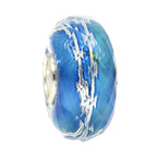 Ogerbeads Fairy Heaven Wired blue glass Bead by The Alternative Bead. Your official Ogerbeads Retailer from Germany