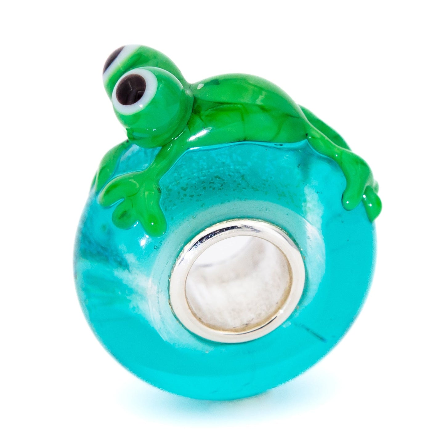  Elfbeads Fred The Frog Charm by The Alternative Bead 