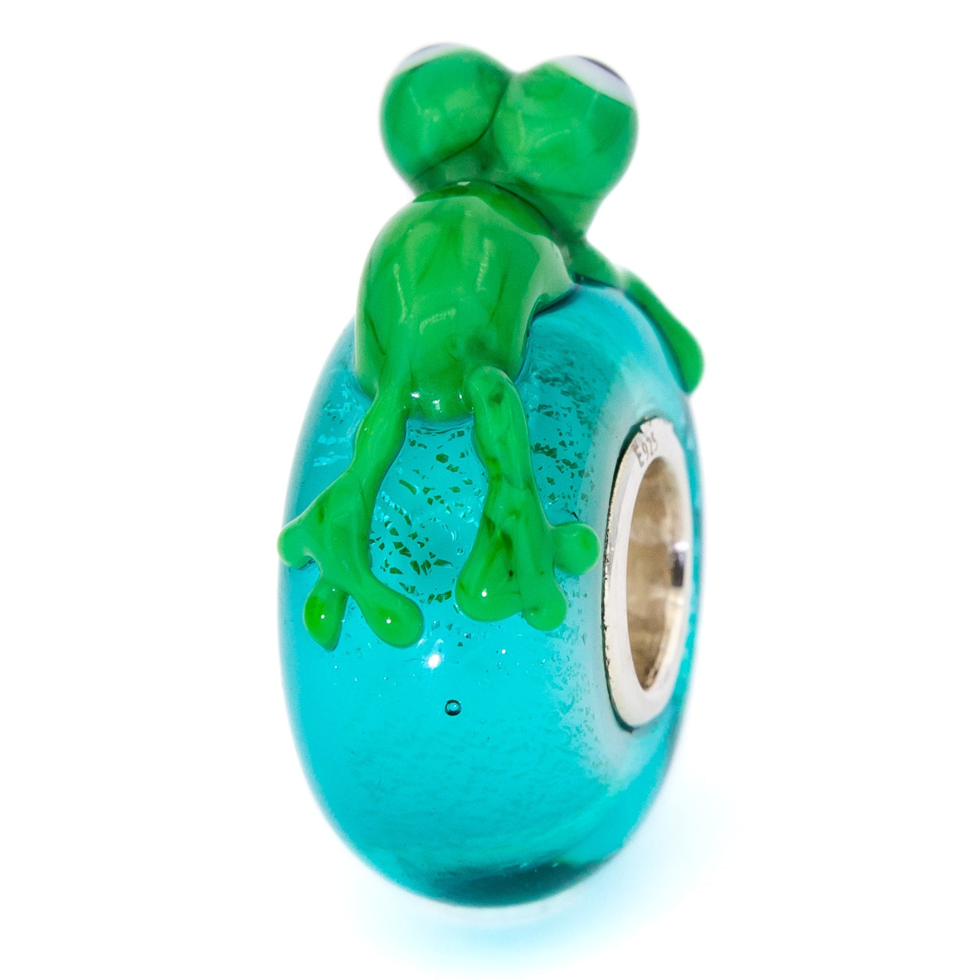Elfbeads Fred The Frog  glass Bead by The Alternative Bead. Your official Elfbeads Retailer from Germany