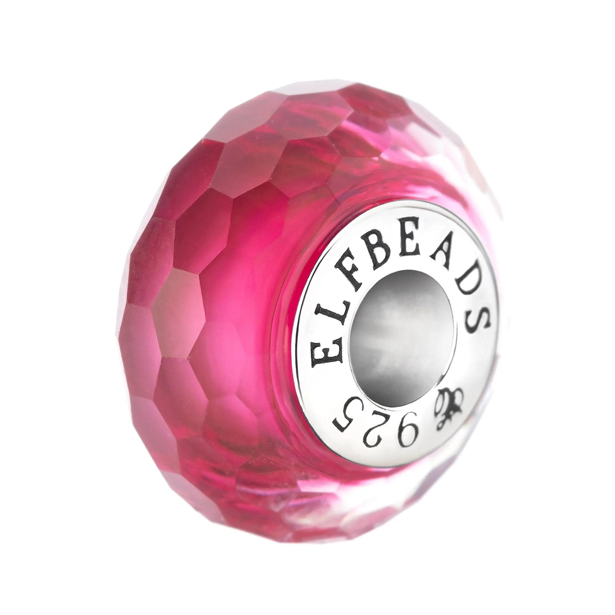 Elfbeads Fuchsia Fractal pink glass Bead by The Alternative Bead. Your official Elfbeads Retailer from Germany