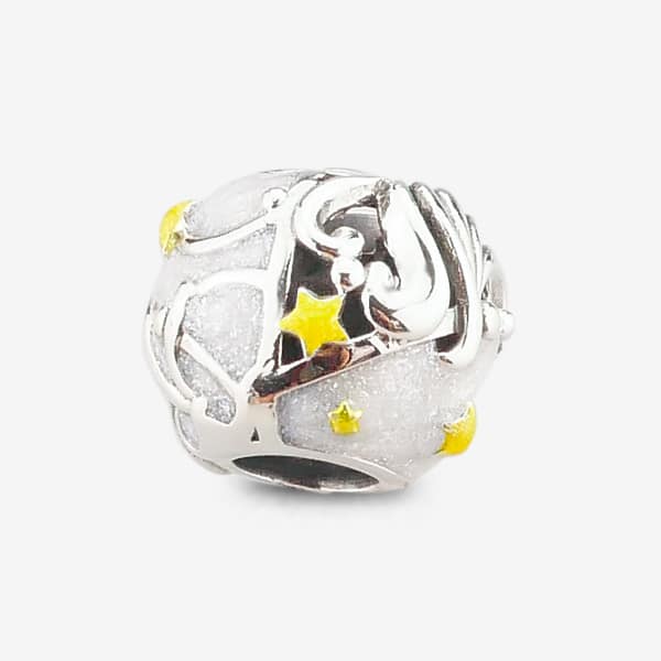 Full Moon Party Silver Charm