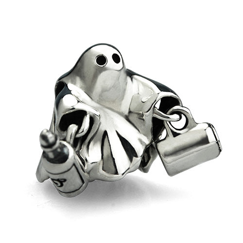 OHM Beads Here For The Boos (GAR013)  sterling-silver Bead The Alternative Bead