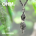 OHM Beads Sun Goddess (GAR068)  sterling-silver Bead The Alternative Bead