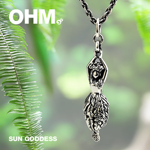 OHM Beads Sun Goddess (GAR068)  sterling-silver Bead The Alternative Bead