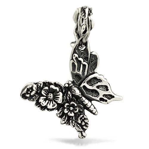 OHM Beads Spread Your Wings (GAR091)  sterling-silver Bead The Alternative Bead