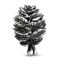 OHM Beads Touch Of Walnut (GAR142)  sterling-silver Bead The Alternative Bead