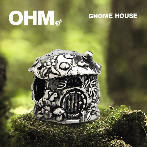 OHM Beads Gnome House (GAR160)  sterling-silver Bead The Alternative Bead