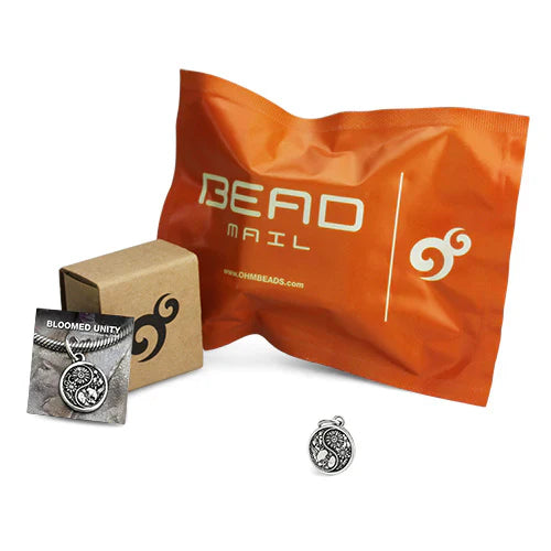 OHM Beads BEADMAIL NO. 60 Bloomed Unity floral sterling-silver Dangle by The Alternative Bead. Your official OHM Beads Retailer from Germany