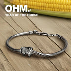 OHM Beads Year of the Horse silver sterling-silver Bead by The Alternative Bead. Your official OHM Beads Retailer from Germany