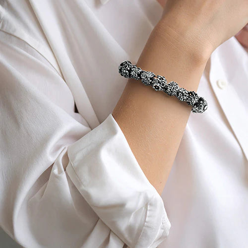 OHM Beads Carnation’s Devotion silver sterling-silver Bead by The Alternative Bead. Your official OHM Beads Retailer from Germany