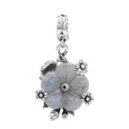 OHM Beads Never Forget silver and white sterling-silver and natural-stone Dangle by The Alternative Bead. Your official OHM Beads Retailer from Germany